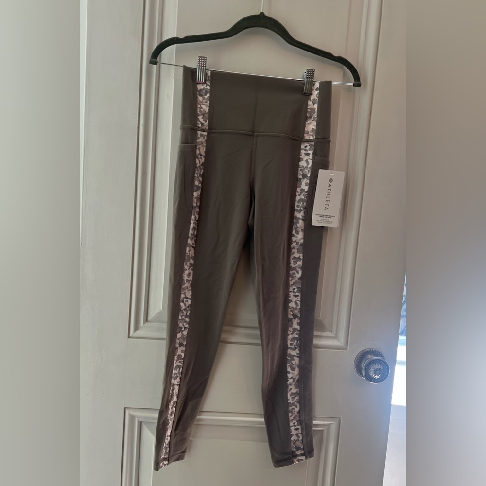 Athleta leggings with Camo Accents